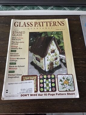 Glass Patterns Quarterly Magazine Fall 2012 Patterns Fused Mosaics